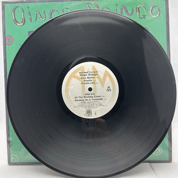 Oingo Boingo Record Nothing to Fear 1982 LP Vinyl SP4903 A&M Records Promo - Picture 3 of 4